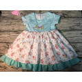 hand embroidered floral childrens boutique clothes